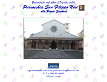 Tablet Screenshot of parrocchiasanfilipponeri.com